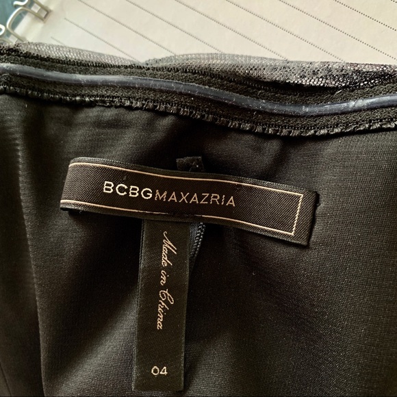 BCBG MAXAZRIA Tulle Crepe bustier dress - Picture 8 of 8
